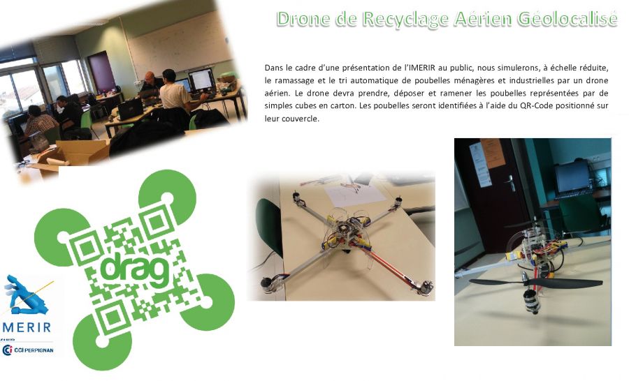DRAG, Drone de Recyclage Arien Golocalis