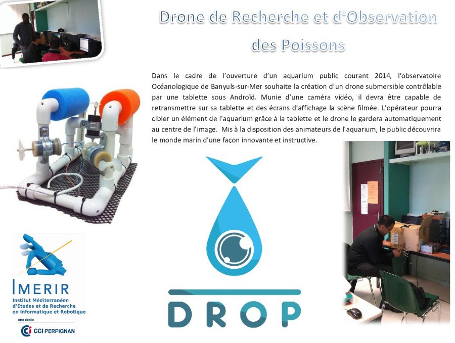 DROP, Drone de Recherche et d'Observation des Poissons