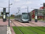 photo Terminus du tramway face  l'Universit de Valenciennes et du Hainaut-Cambrsis
